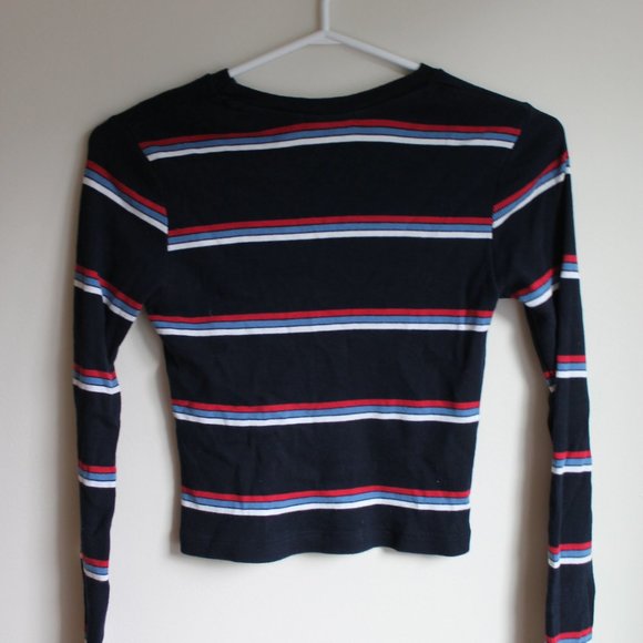 BRANDY MELVILLE Long Sleeve Striped T-Shirt - Picture 3 of 4